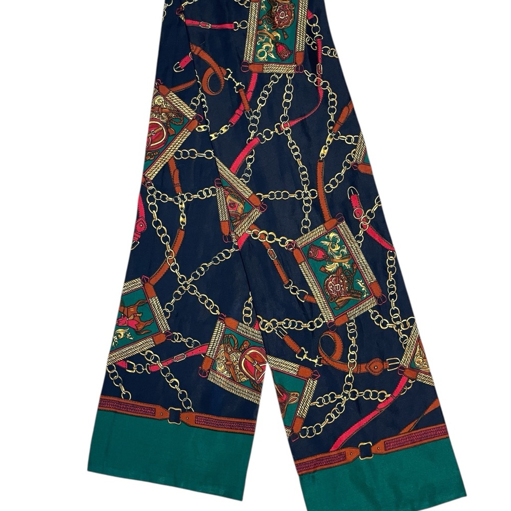 Scarf Equestrian-Themed 80x60 - INSPIRED by Hermes, Gucci, Chanel 100% Rayon